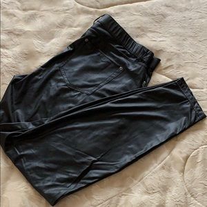 HUE leather leggings!